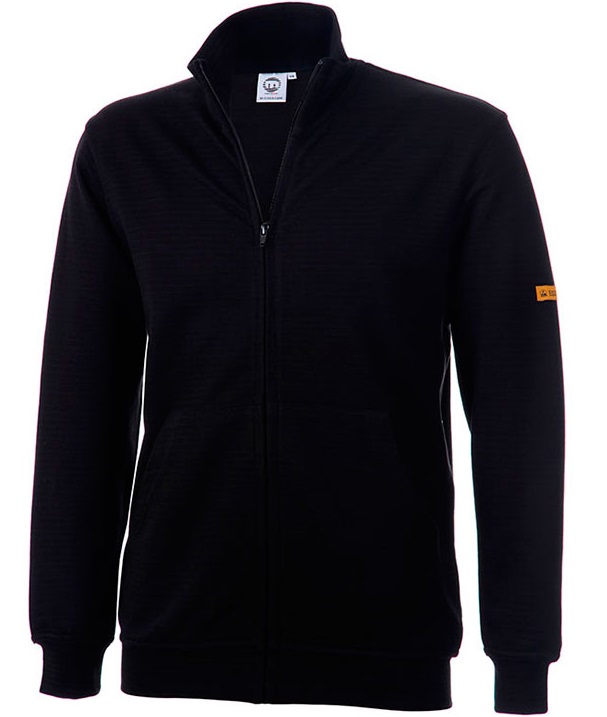 ESD Sweat-Jacke/Zip navy 300 g/m²