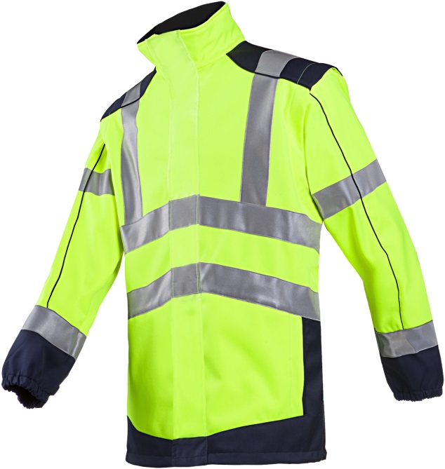 167A_278___SIL Sioen Drayton 167AA2TU2 Warning protection soft shell jacket with detachable sleeves