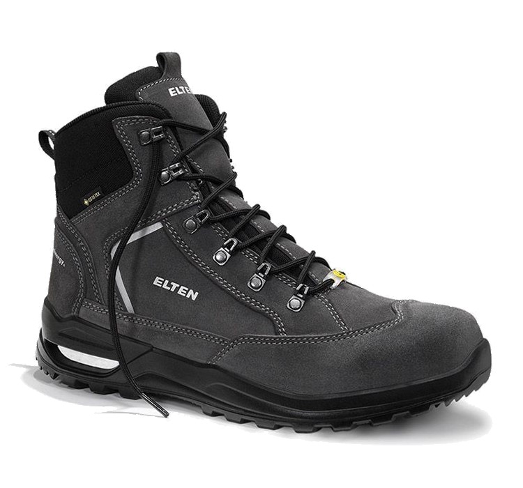 Elten RONAN 976620 Berufsschuh Stiefel XXF GTX dark grey Mid ESD O2 WR CI