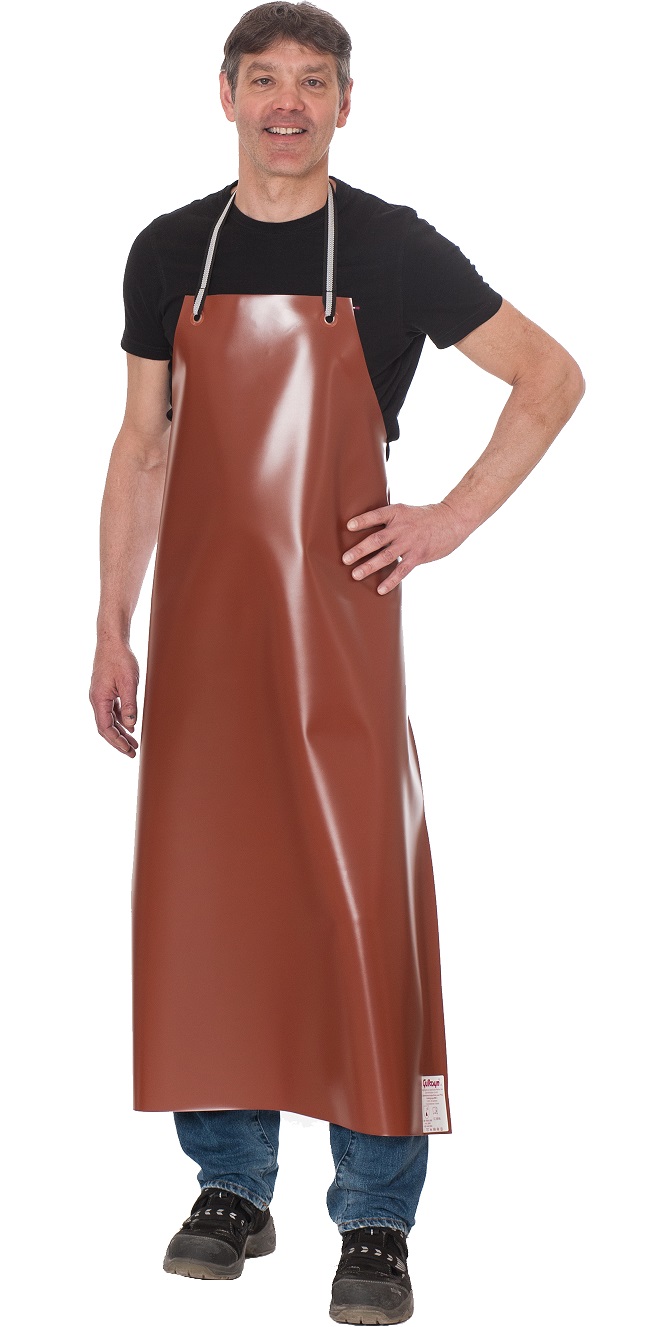 Guttasyn-Sch-rze-MB5-rostbraun Guttasyn PVC Schürze rostbraun MB 15/12 rbr Maße 100x120 cm Stärke 0,4 mm