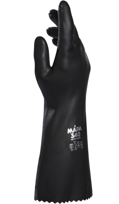 Mapa Neotex 340 Neoprene latex chemical protective gloves