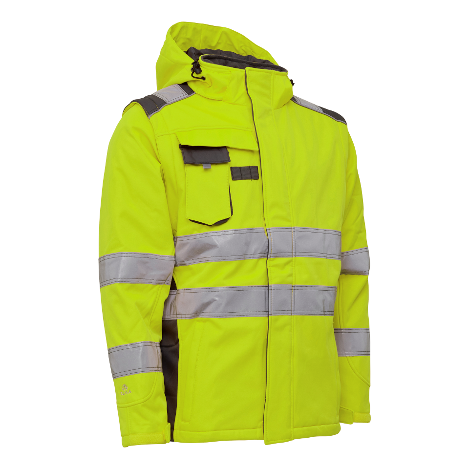 ELKA Rainwear 116514R Visible Xtreme Softshell Winterjacke
