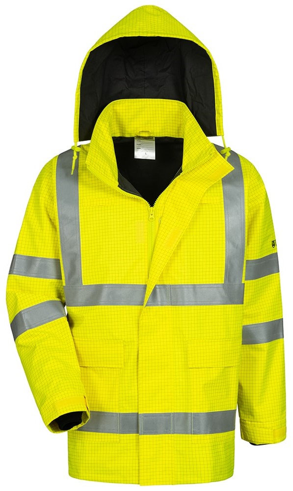 23483 Safestyle 23483 ADALBERT Multinorm rain jacket fluorescent yellow