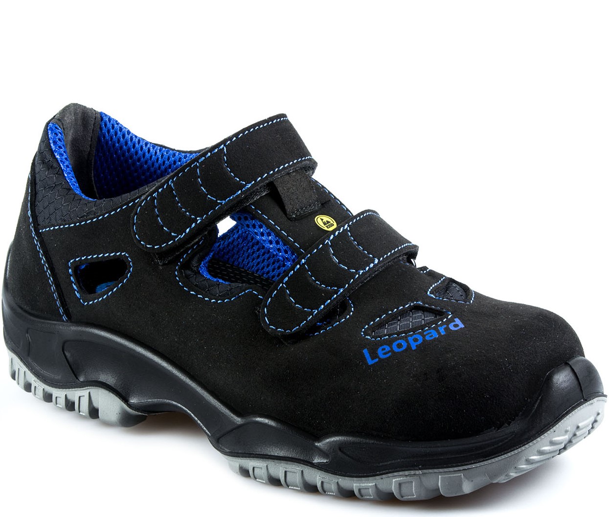 Leopard E0445 Sicherheitssandale S1 ESD schwarz/blau