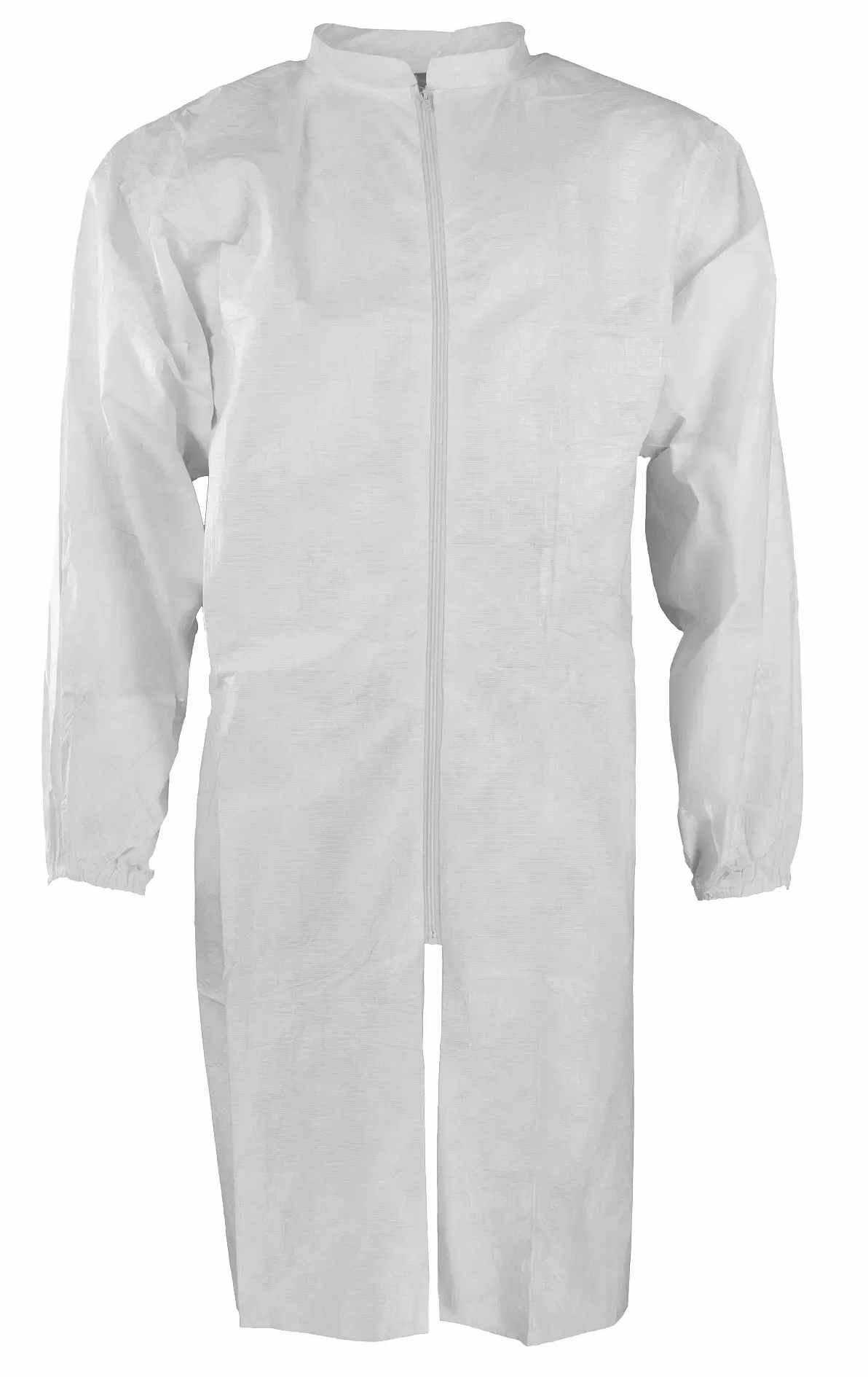 CoverFlash Laborkittel CF-KI-RVO mit Reißverschluss weiß