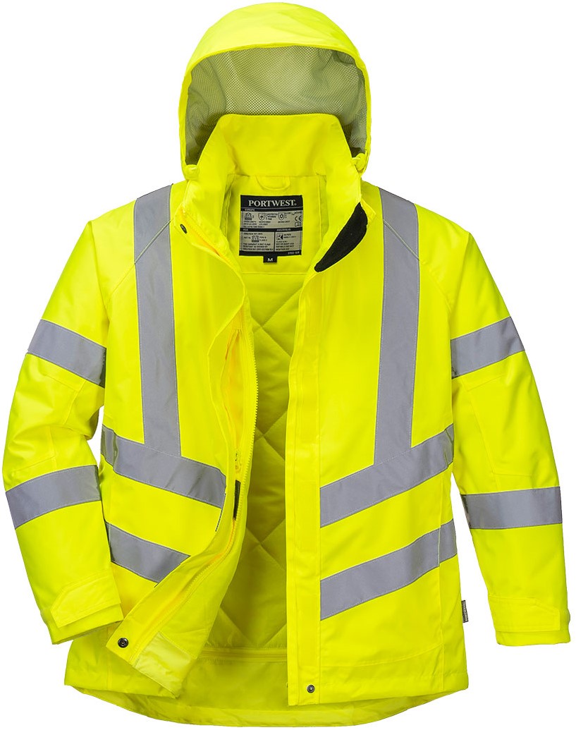 LW74YER Portwest LW74 Ladies Warning Winter Jacket