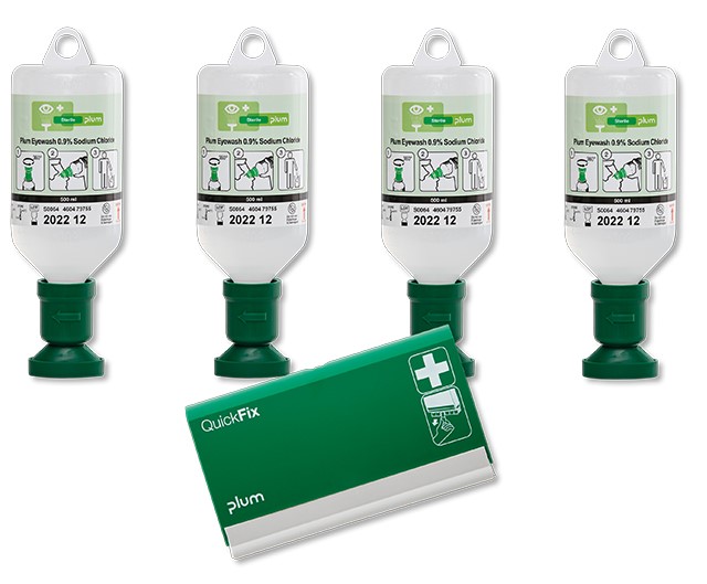 1SH0DfZvtAnnO0 Plum Aktionspaket 6001 Augenspülung + Pflasterspender