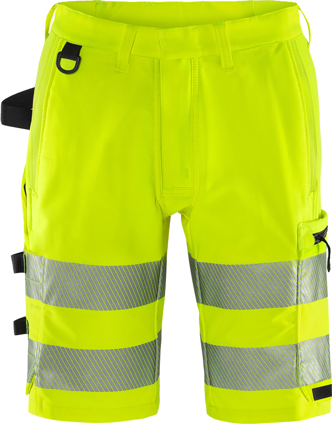 6fe8efe6eb36cb75a69d410195dbdb45 Fristads 134245 High Vis Green Stretch-Shorts Kl. 2 2648 GSTP