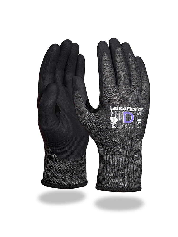 LeiKaFlex 1644 Nitrilschaum-Schnittschutzhandschuhe Level D