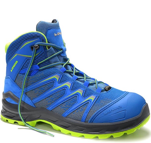 Lowa Larrox 5466 Work GTX Blue Mid Schnürstiefel S3 CI HI HRO SRC