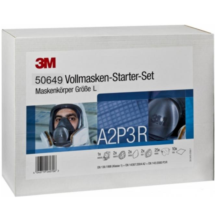 3M Serie 6000 Vollmasken Starterset Größe L 50649