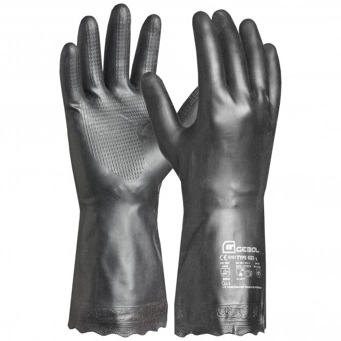 709306-08_carostar Gebol Carostar Chemikalienschutzhandschuhe schwarz im Online Shop