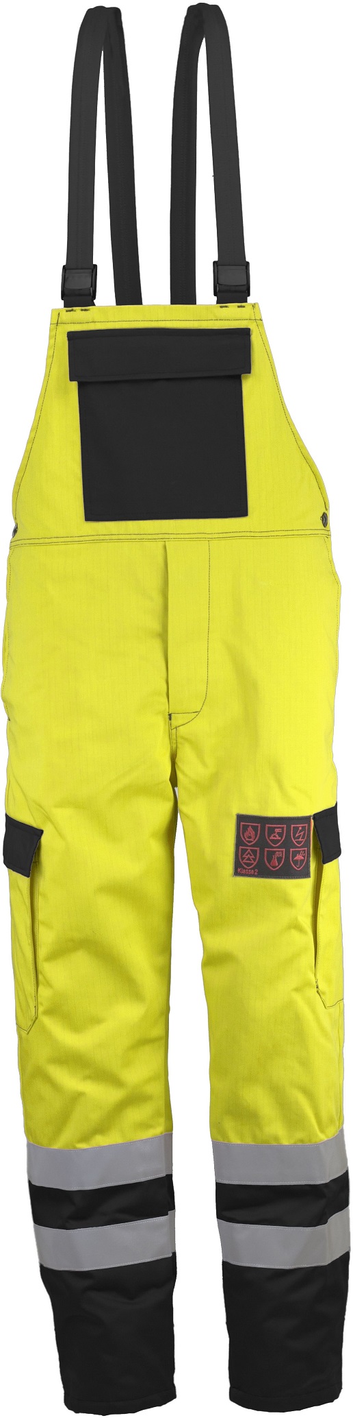 Asatex BGWELH52 Warn-/Wetterschutz Latzhose Multinorm