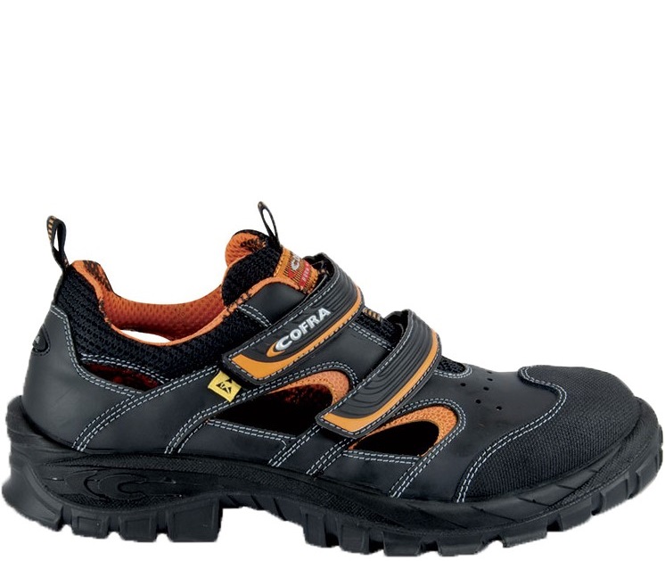 VITHAR-S1-P-ESD-SRCUzpkkjqNbKbSc COFRA Sandalen VITHAR S1 P ESD SRC schwarz-orange