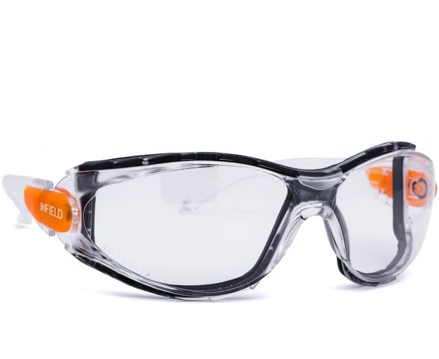 9351006 Infield Matador 9230006 temple glasses crystal-orange clear