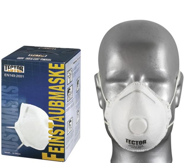 fe-4233 Tector 4233 P2/V Classic Fine Dust Mask FFP2 with exhalation valve