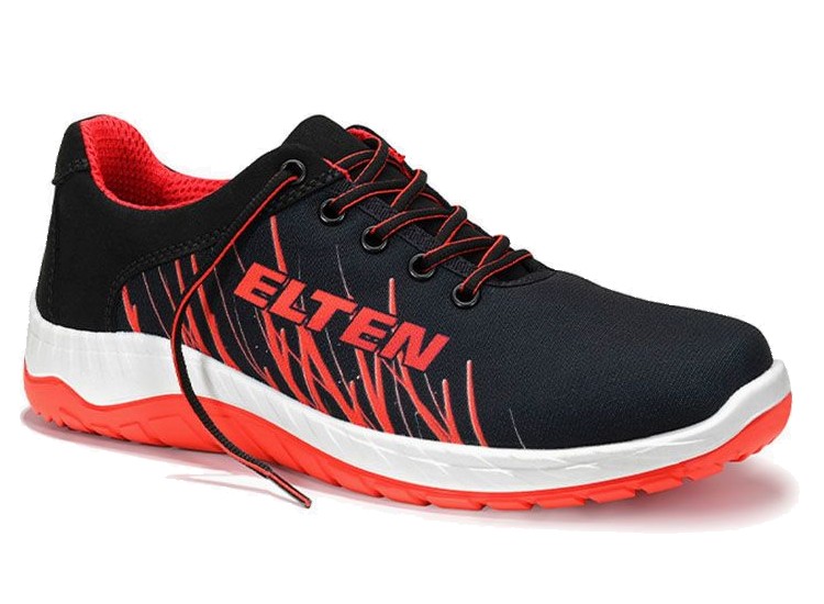 Elten LANA black-red Low 974610 Berufshalbschuhe ESD O1