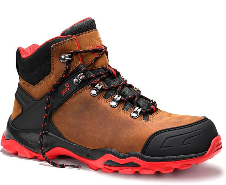 Jori Powerful brown Mid 16621 Schnürstiefel S3 braun-schwarz
