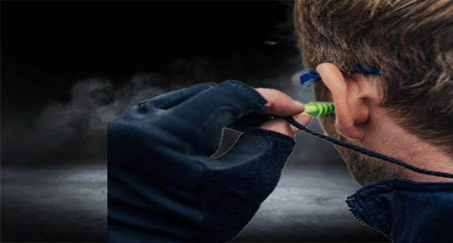 Gehörschutzstöpsel mit Band