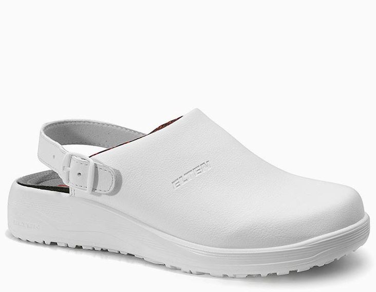 Elten Lina white 974460 Damen-Clogs ESD OB A E FO SRC