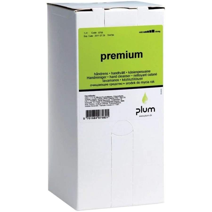 67953_zoom_0 Plum 0618 Handreiniger Premium 1,4 Liter Bag-in-Box