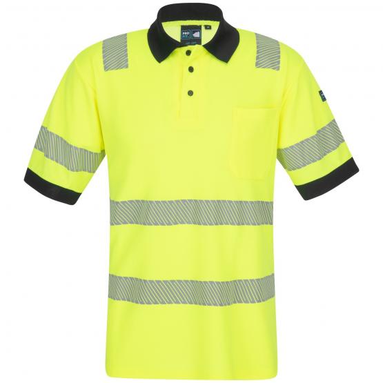2211 Pro-Fit 2211 high-visibility polo shirt class 2 yellow