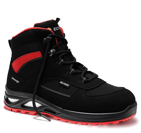 Elten Hannah XXTL 746531 Damen Schnürstiefel black-red Mid ESD S3