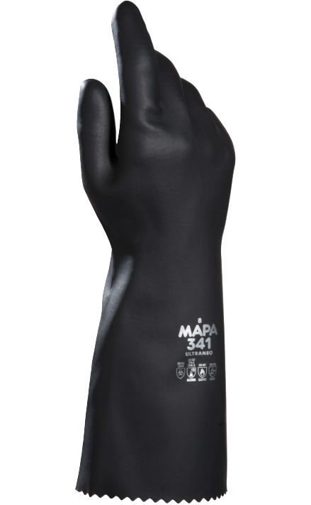 Mapa Neotex 341 Neoprene latex chemical protective gloves