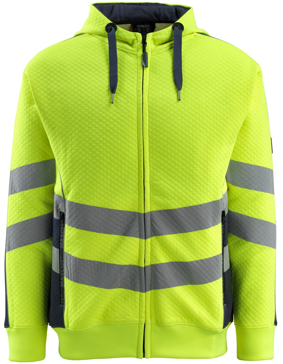 corby_50138-932-17010_p01 Mascot CORBY 50138-932 Warnschutz-Kapuzensweatshirt mit Reißverschluss
