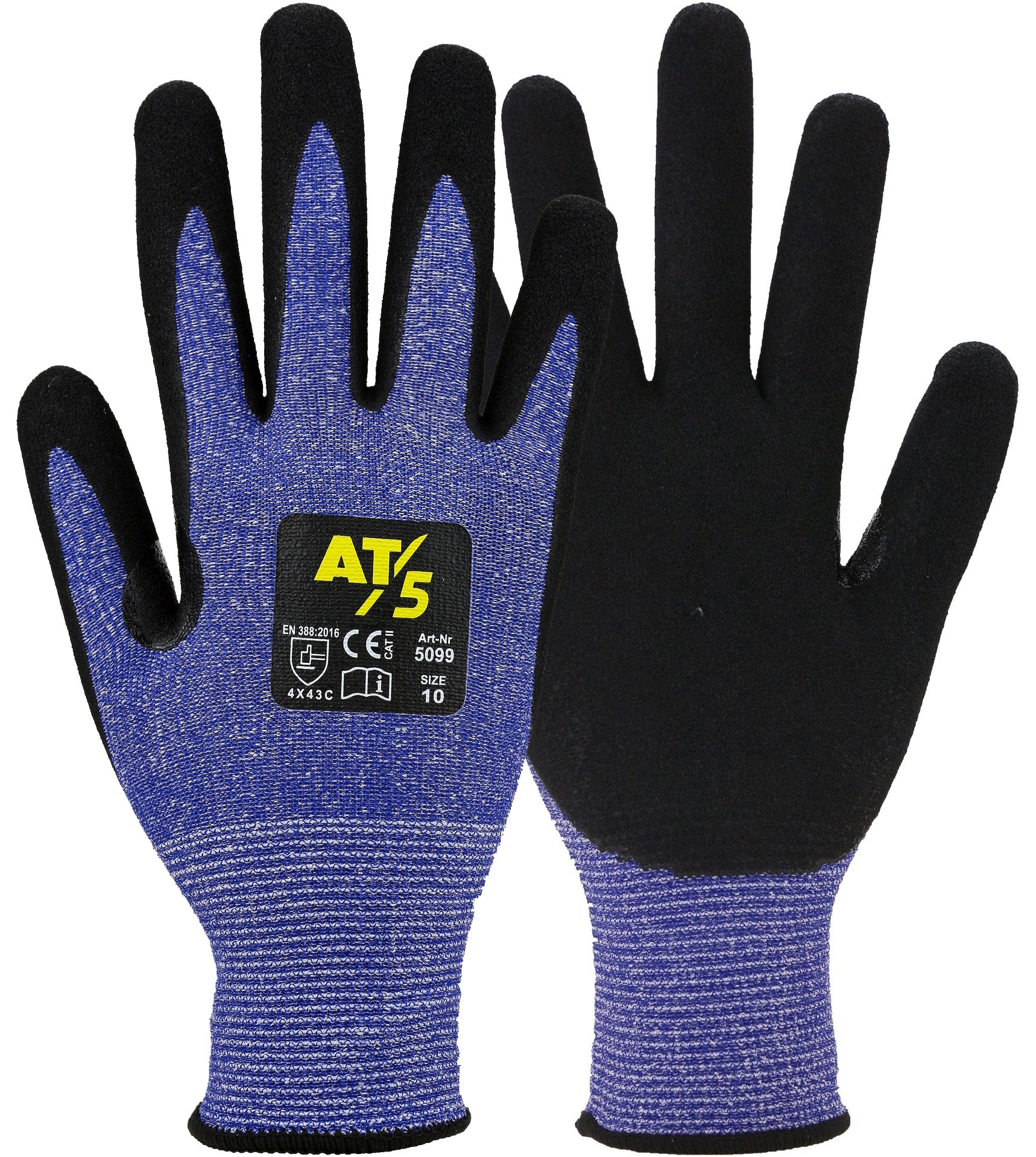 5099_2_1920x1920 5099 AT5 Cut protection gloves blue Level 5with nitrile coating