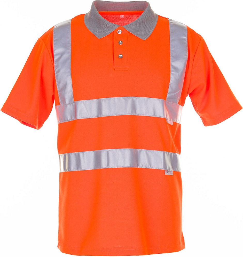 Planam Warnschutz Poloshirt