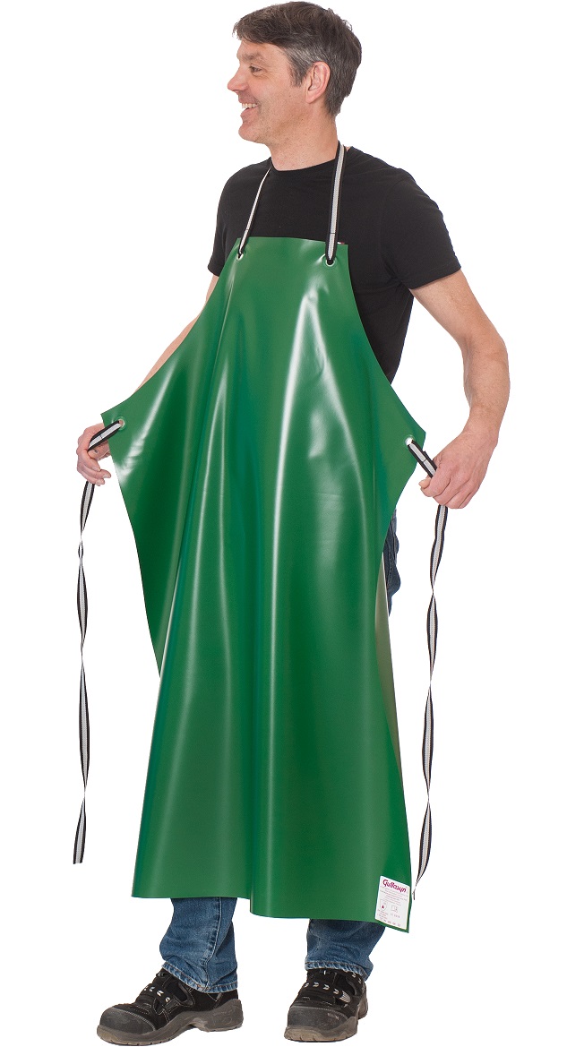 Guttasyn-Sch-rze-M3-gr-n Guttasyn PVC Schürze grün M 3/12 Maße 90x120 cm Stärke 0,3 mm
