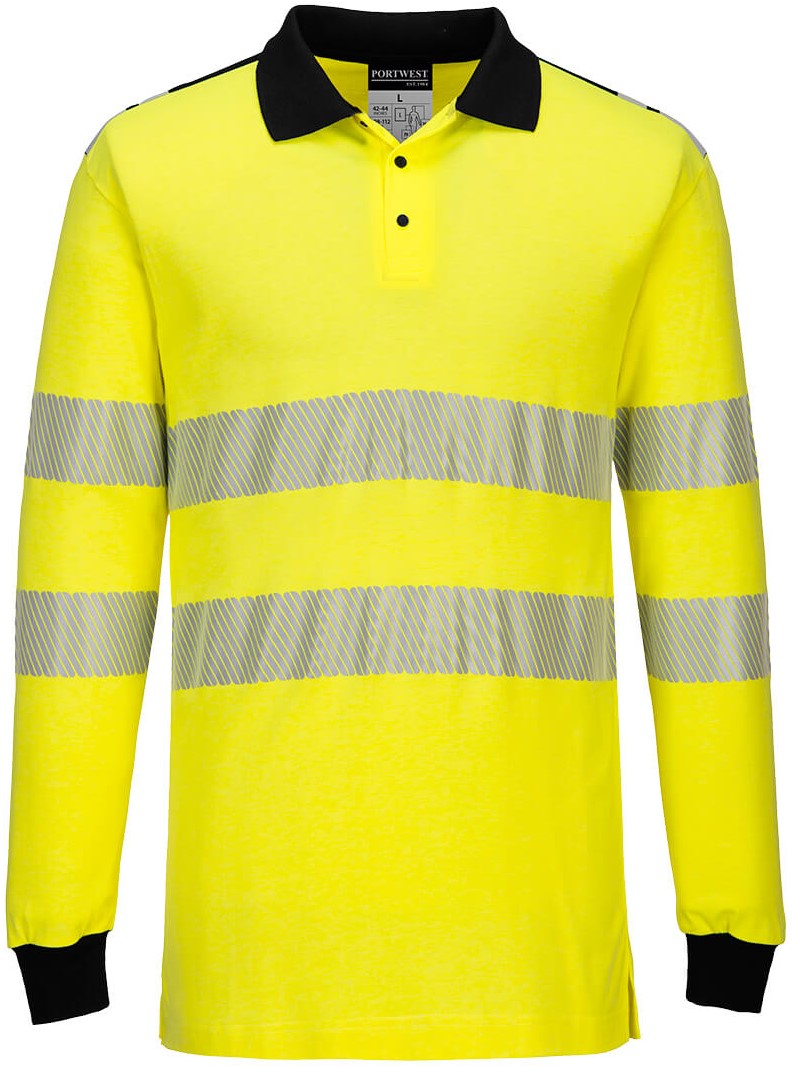FR702YBR Portwest FR702 Multinorm high visibility polo shirt