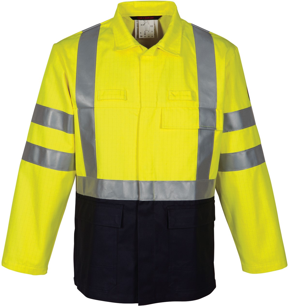 30012On8jhgPcgRsdL Havep Multi Protector 30012 Multinorm work jacket bright yellow-navy