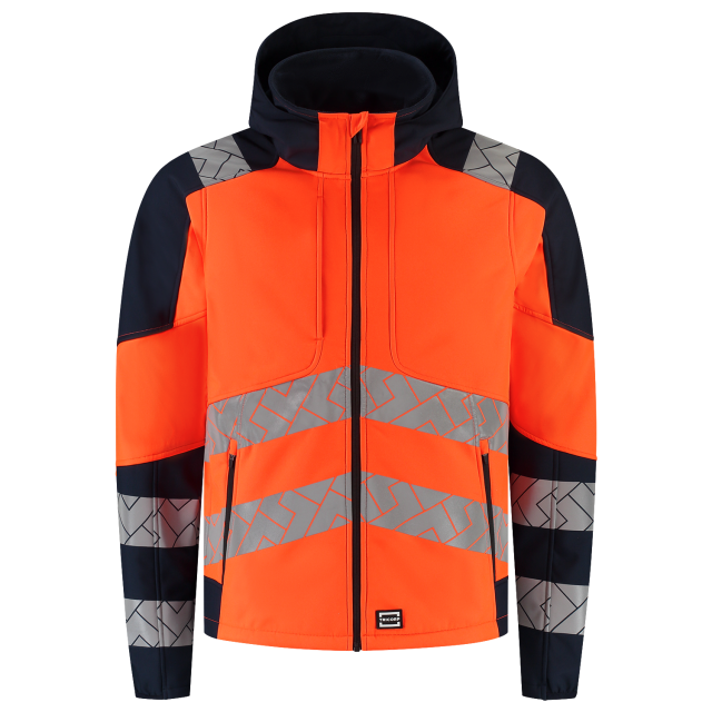 Tricorp 406109 Softshelljacke Kapuze High Vis Redefined 340 g/m²