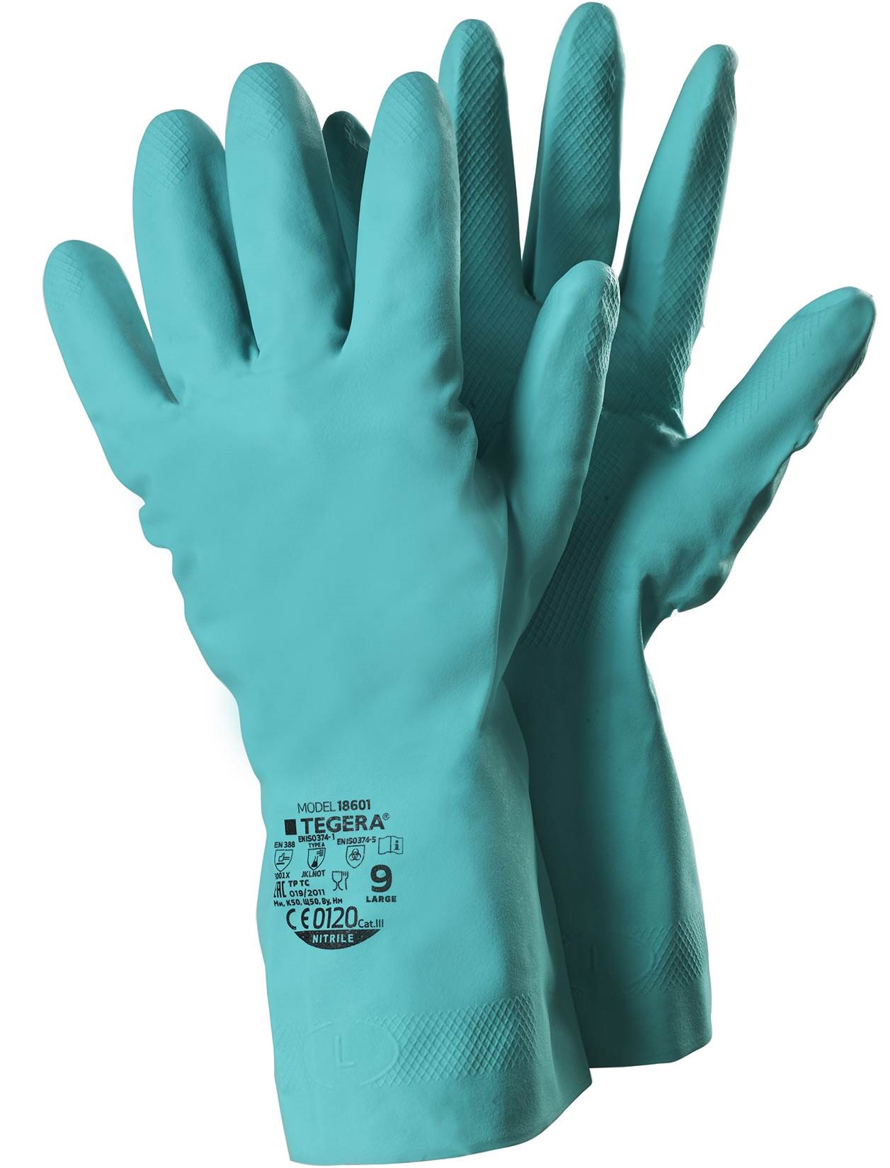 ejendals Tegera 18601 Nitril-Chemikalienschutzhandschuhe lebensmittelgeeignet