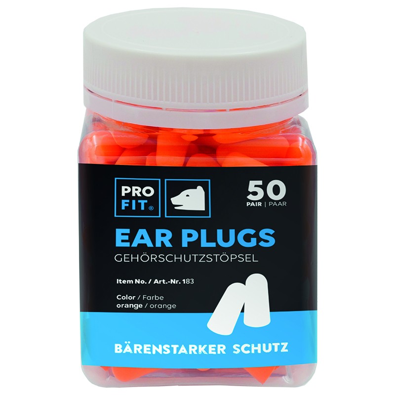Pro-Fit 183 Earplugs Soft-PU socket SNR-34 dB (A)