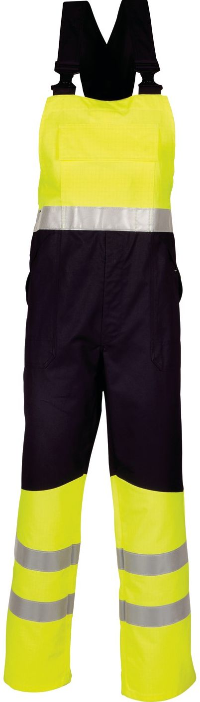 Havep Multi Protector 20007 Multinorm dungarees bright yellow-navy
