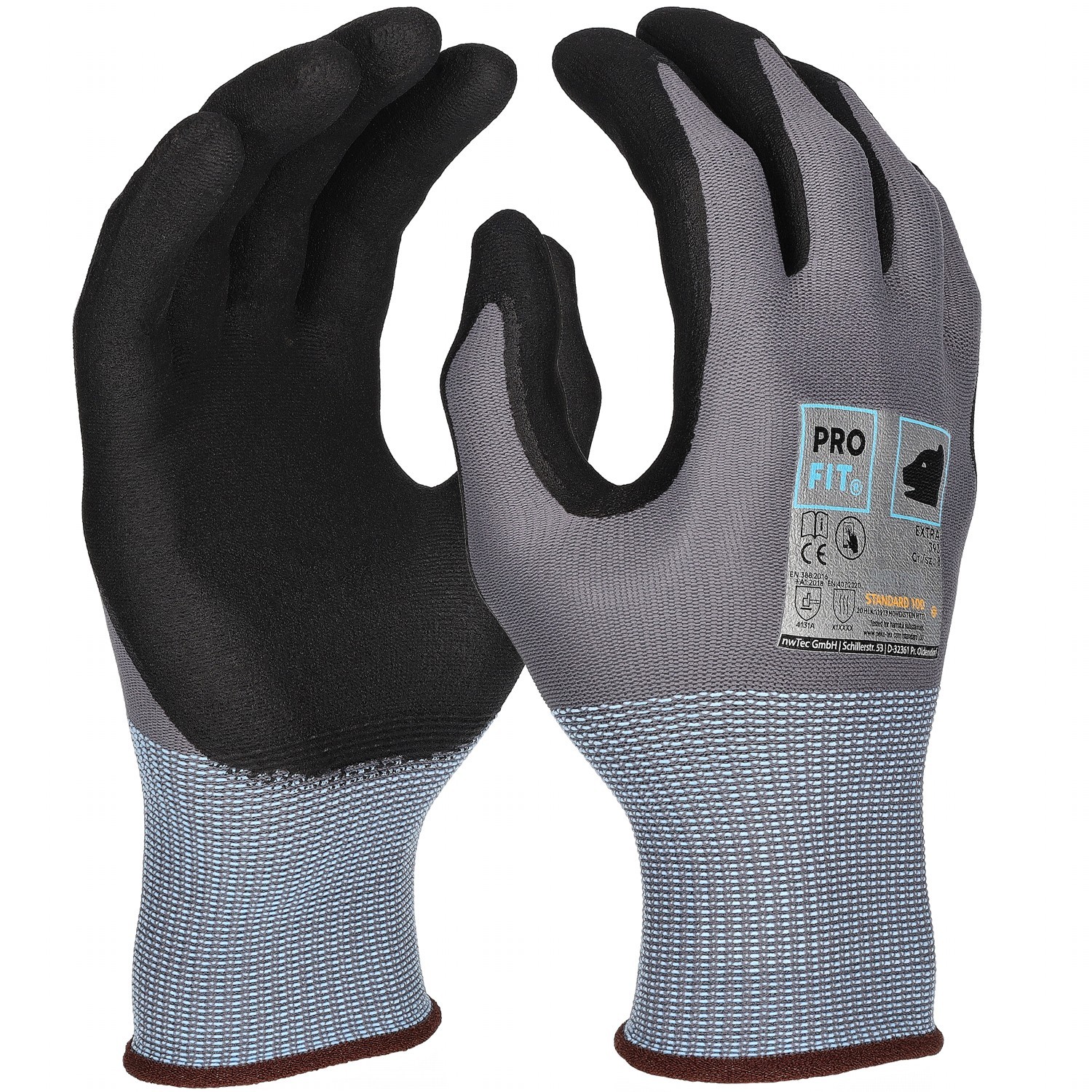 393 Pro-Fit 393 Nitrile Foam Fine Knit Gloves