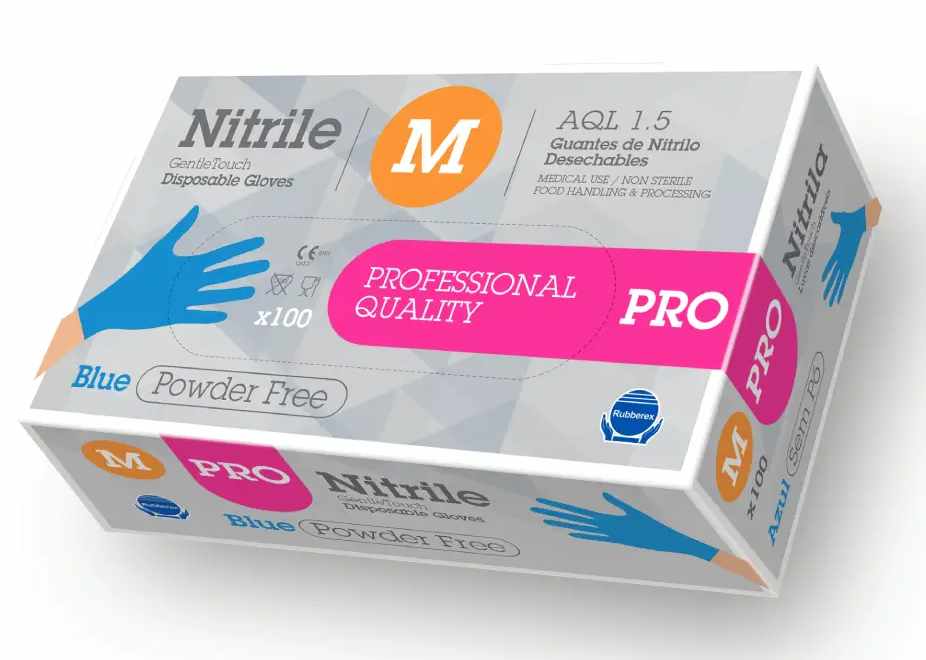 Asatex ENHU Nitril-Einweghandschuhe ungepudert