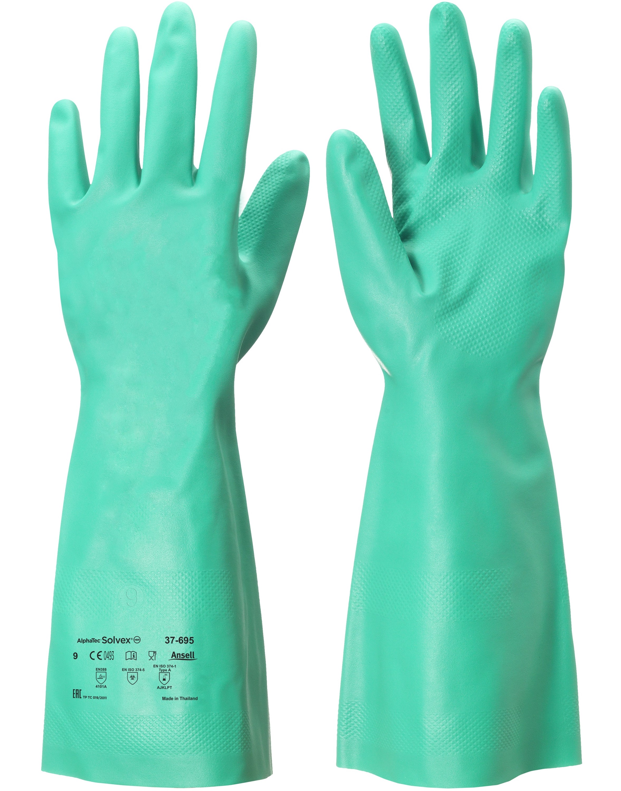 Ansell Sol-Vex 37-695 Chemical protective gloves
