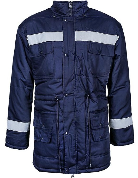 Pro-Fit 909 Sherpa Quilted Parka navy