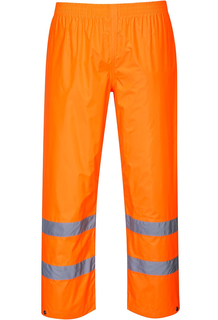 H441ORR Portwest H441 Rain warning waistband trousers bright yellow