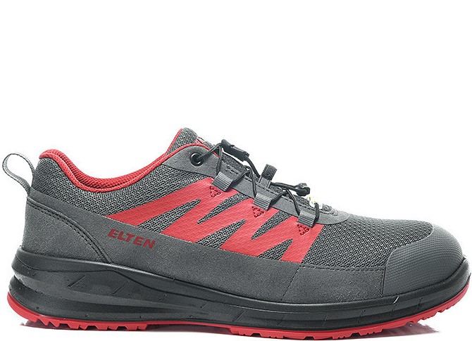 6a Elten MARTEN XXSports grey-red Low 728160 Sicherheitsschuhe ESD S1