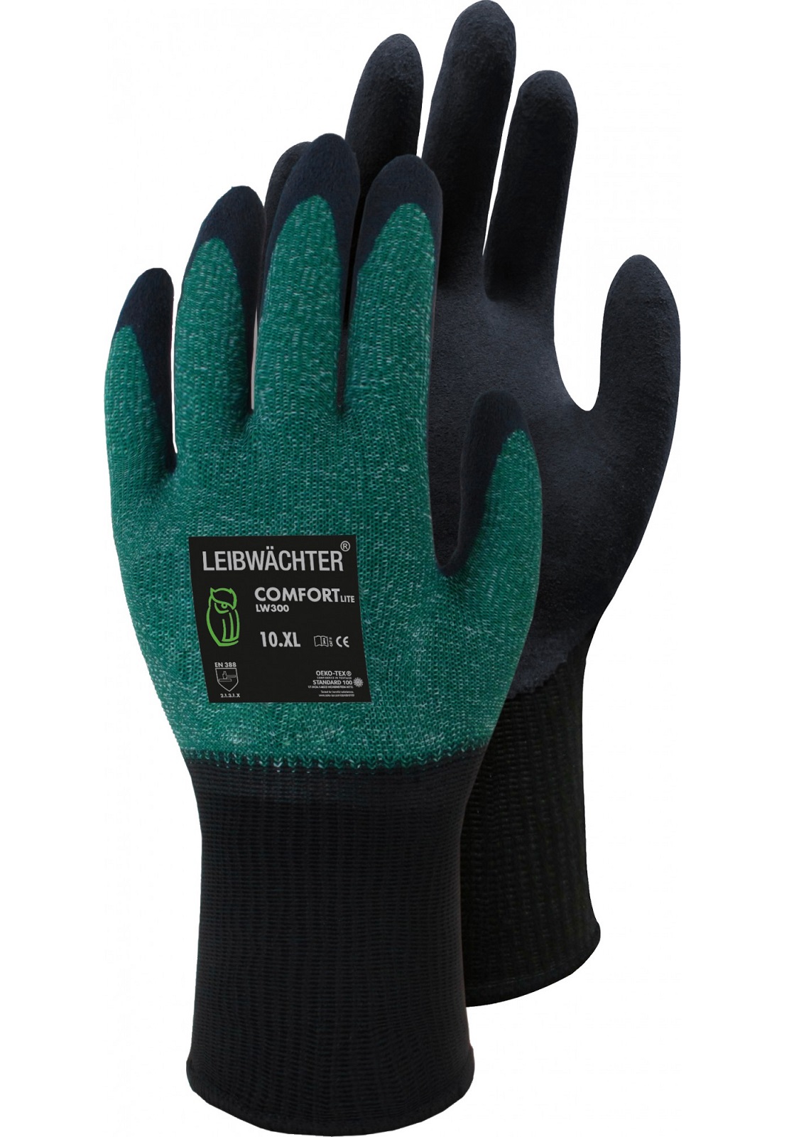 HLW300 Leibwächter LW300 Comfort Lite Latex Foam Protective Gloves