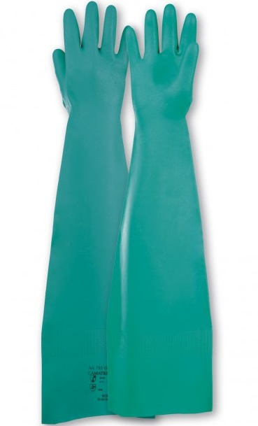 boe-733-1 KCL Camatril 733 Nitrile chemical protective gloves