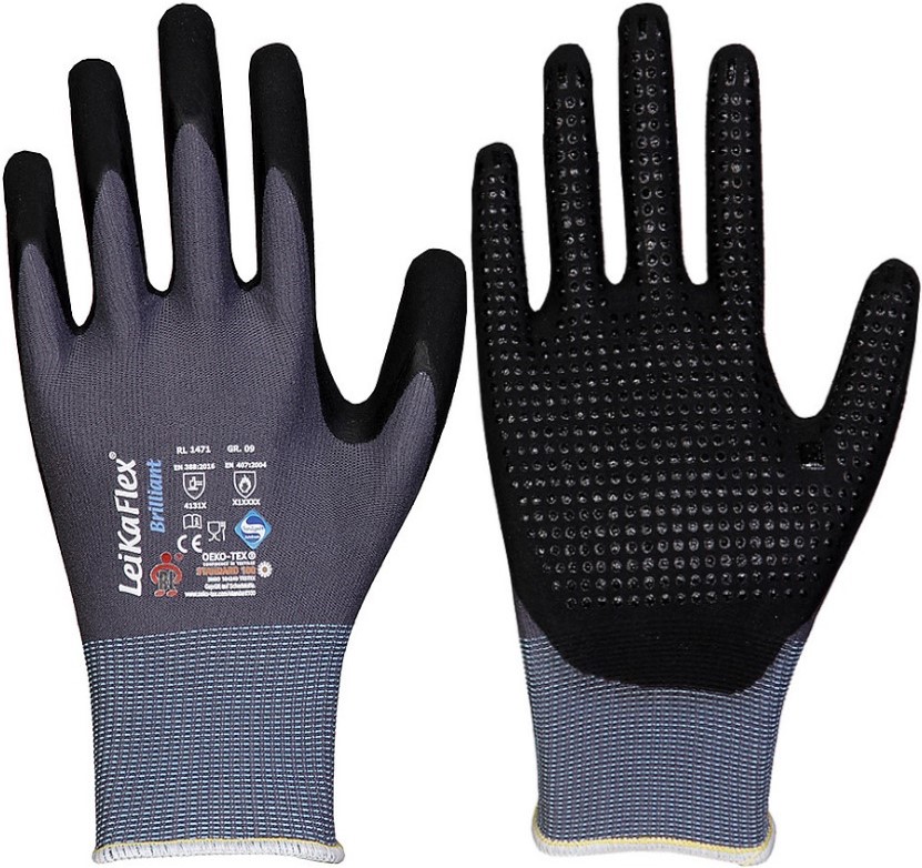 001471BGeu931OT3ayx LeiKaFlex 1471 Brilliant NFT protective gloves with knobs