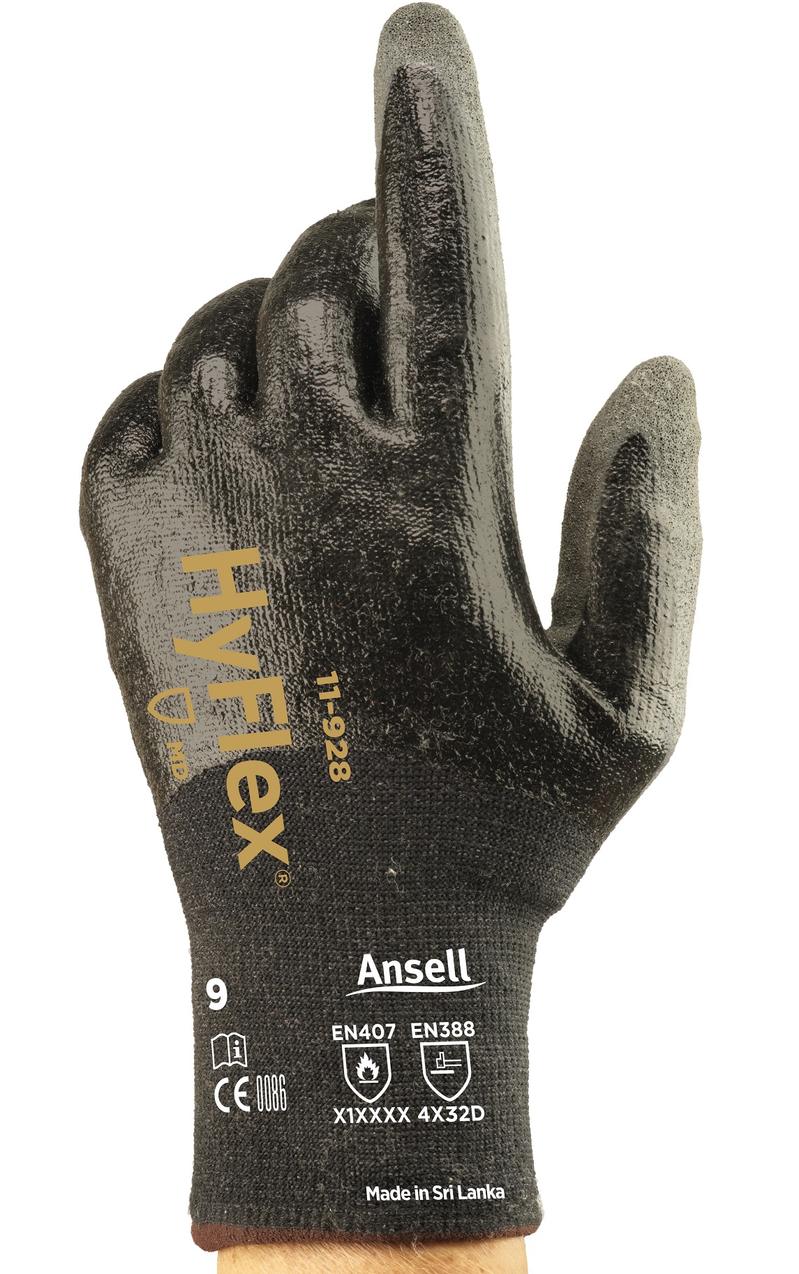 11-928 Ansell HyFlex 11-928 Nitril-Schnittschutzhandschuhe Level D