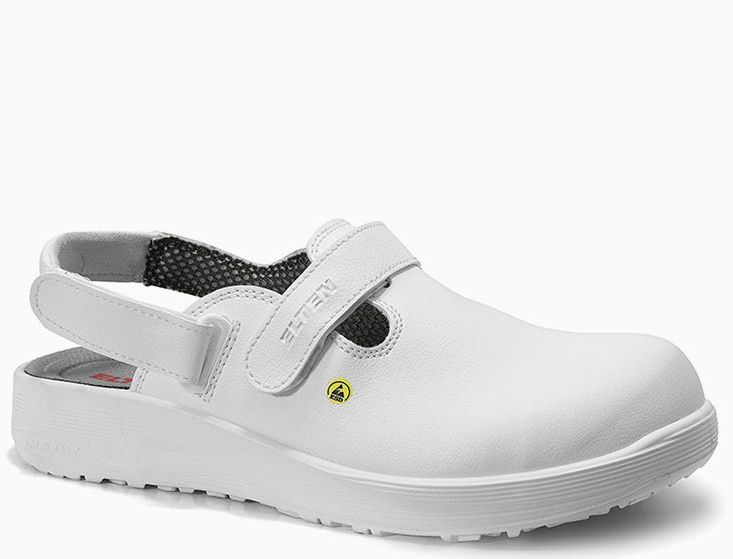 972440-01_ELTEN_grey Elten Michel white 972440 Clogs ESD OB A E FO SRC