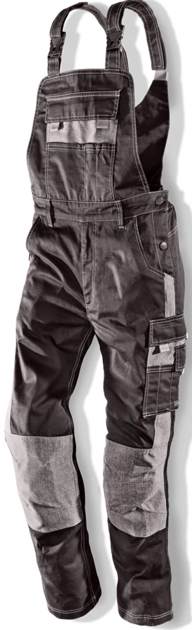 1035-1 Bullstar 1035 NITRO Latzhose schwarz-grau